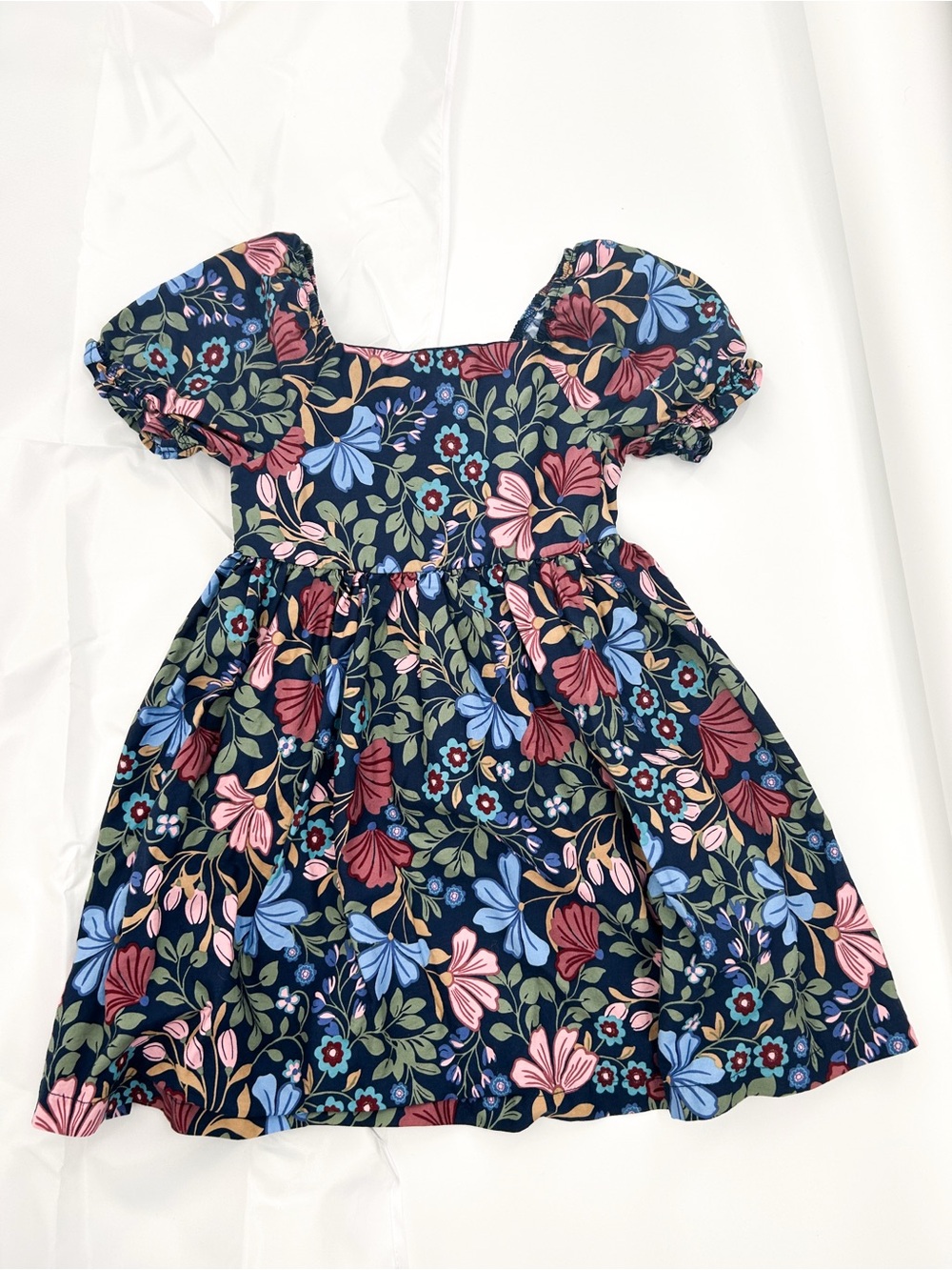 Draper James Floral Cotton Tea Dress Girls Sz 5